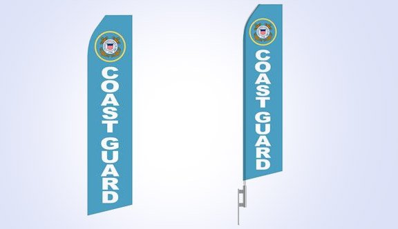 Coast Guard Stock Flag - 16ft