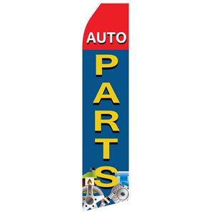 Auto Parts Stock Flag - 16ft