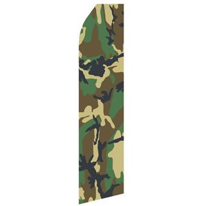 Camo Advertising Stock Flag - 16ft