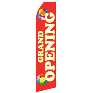 Grand Opening Stock Flag - 16ft