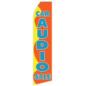 Car Audio Sale Stock Flag - 16ft