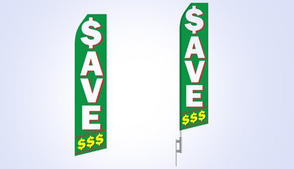Sales & Special Advertising Flag - 16ft (stock design)