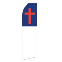 Red Cross Stock Flag - 16ft