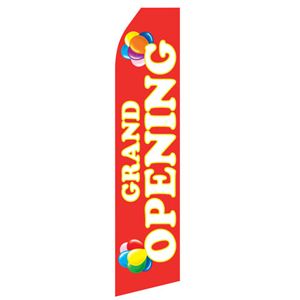 Grand Opening Stock Flag - 16ft