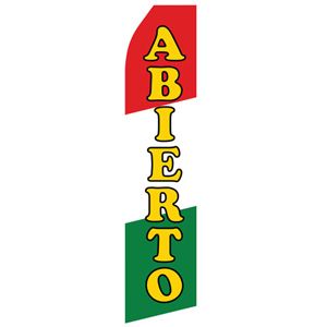 Abierto Stock Flag - 16ft