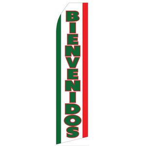 Bienvenidos Stock Flag - 16ft
