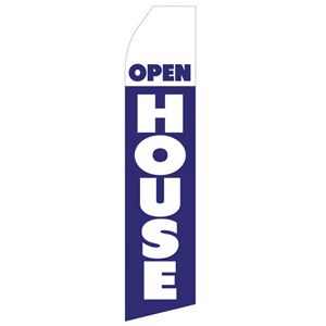 Open House Stock Flag - 16ft