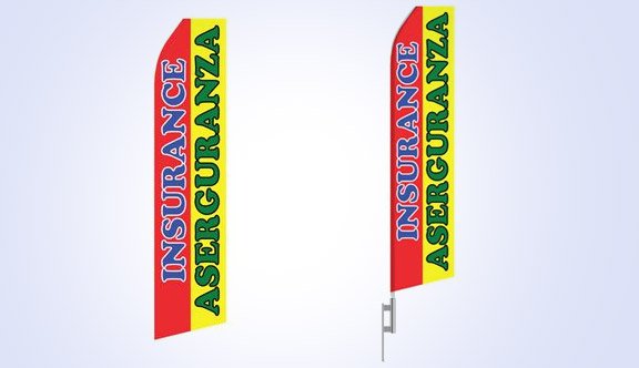 Insurance Aseguranza Stock Flag - 16ft