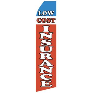 Low Cost Insurance Stock Flag - 16ft