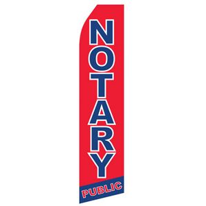 Notary Public Stock Flag - 16ft