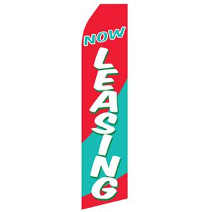 Now Leasing Stock Flag - 16ft
