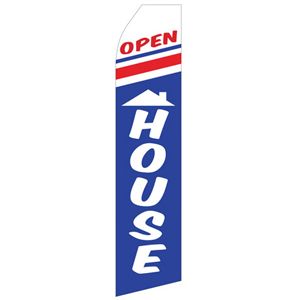 Open House Stock Flag - 16ft