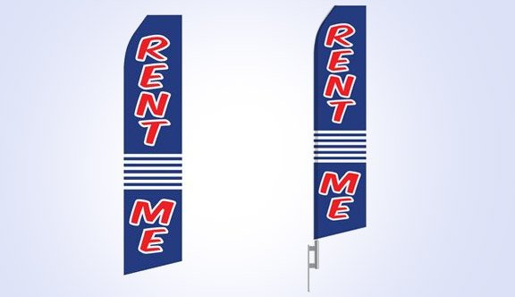 Rent Me Stock Flag - 16ft