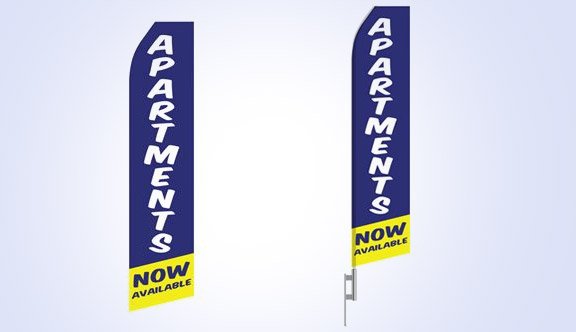 Apartments Now Available Stock Flag - 16ft
