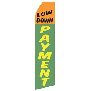 Low Down Payment Stock Flag - 16ft