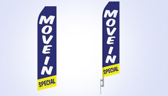 Move In Special Stock Flag - 16ft