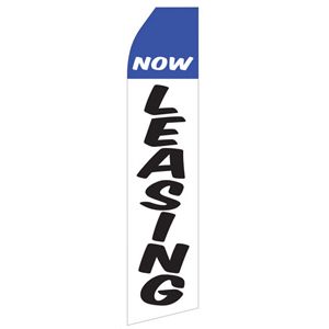 Now Leasing Stock Flag - 16ft