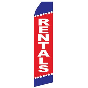 Rentals Stock Flag - 16ft