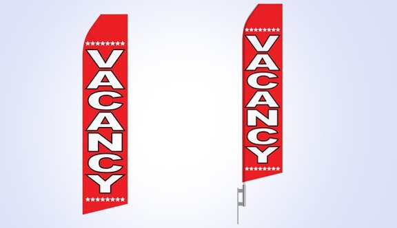 Vacancy Stock Flag - 16ft
