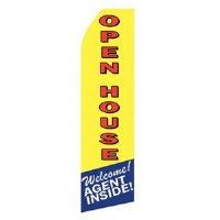 Open House Stock Flag - 16ft