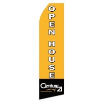 Open House Century21 Stock Flag - 16ft
