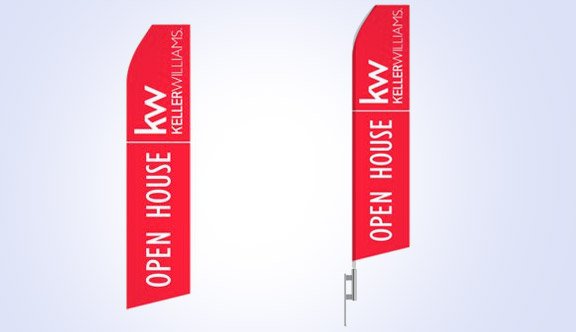 Open House KW Stock Flag - 16ft