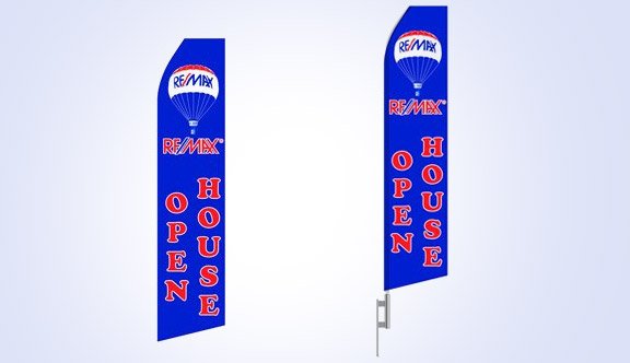 Open House Remax Stock Flag - 16ft