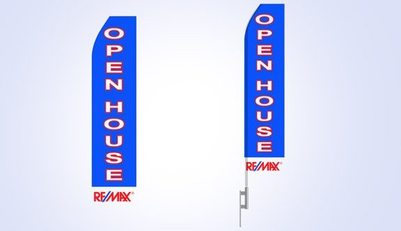 Open House Remax-2 Stock Flag - 16ft