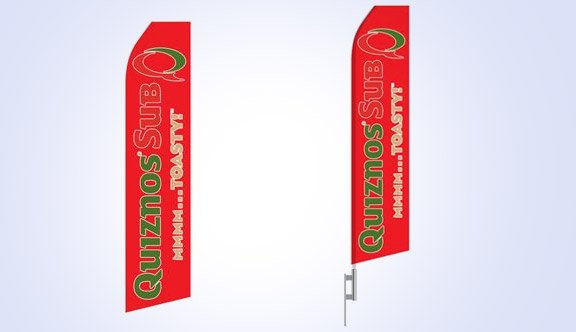 Quiznos Subs Logo Stock Flag - 16ft