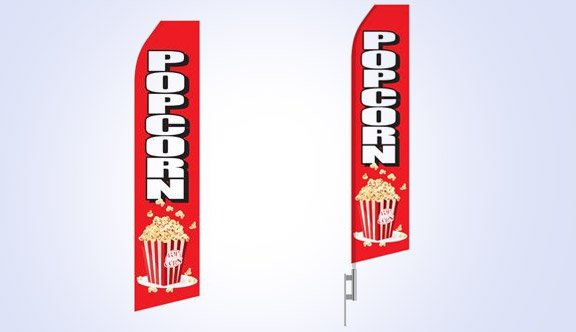 Popcorn Stock Flag - 16ft