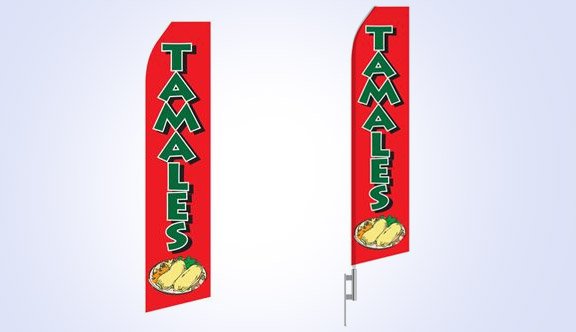 Tamales Stock Flag - 16ft