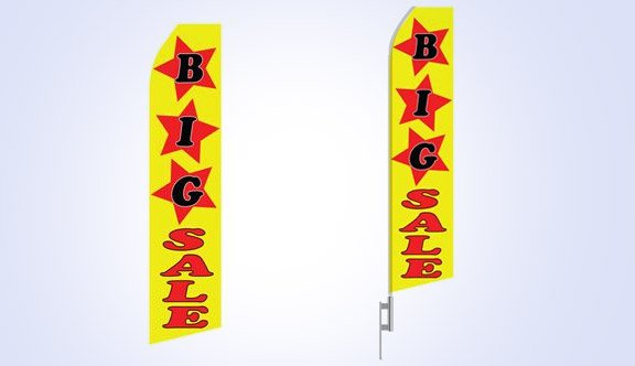 Big Sale Stock Flag - 16ft
