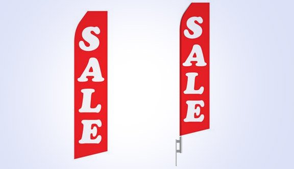 Sale Stock Flag - 16ft