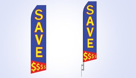 Save $$$ Stock Flag - 16ft