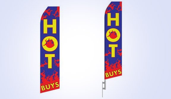 Hot Buy Stock Flag - 16ft