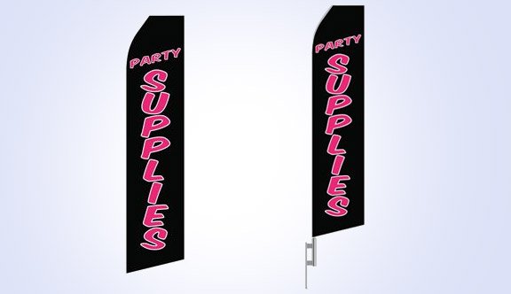 Party Supplies Stock Flag - 16ft