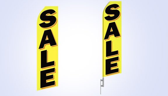 On Sale Stock Flag - 16ft