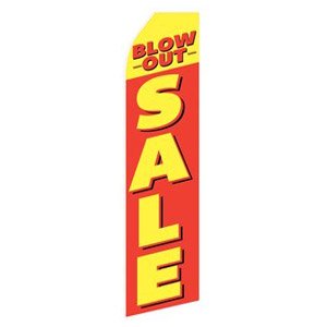 Blow Out Sale Stock Flag - 16ft