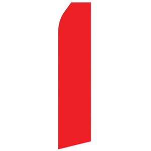 Red Stock Flag - 16ft