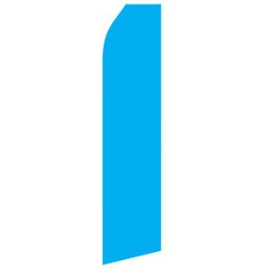 Light Blue Stock Flag - 16ft
