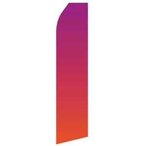 Purple Pink Gradient Stock Flag - 16ft