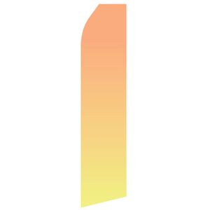 Orange Yellow Gradient Stock Flag - 16ft