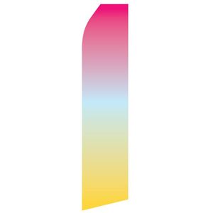 Purple Yellow Gradient Stock Flag - 16ft