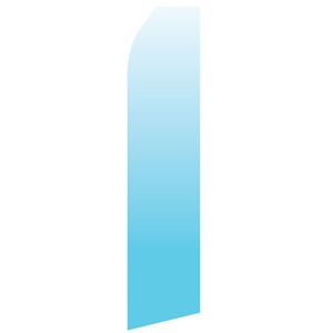 Light Blue Gradient Stock Flag - 16ft