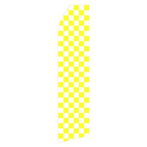Yellow Chessboard Stock Flag - 16ft