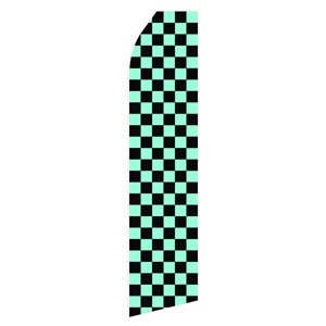 Green Black Stock Flag - 16ft