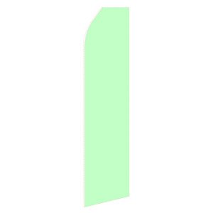 Light Green Stock Flag - 16ft