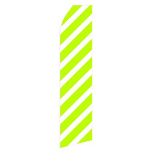 Green Slash Stock Flag - 16ft