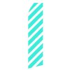 Wide Cyan Ribbon Stock Flag - 16ft