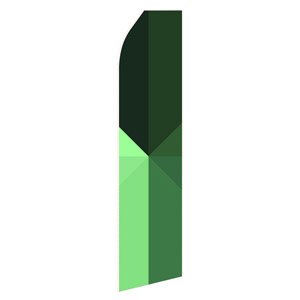 Multi Green Stock Flag - 16ft